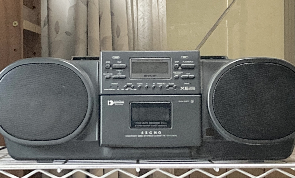 自宅のラジカセ